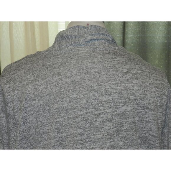 Faded Glory size 22W / 24W layered Fall blouse stretch blend gray plus size - Picture 5 of 5